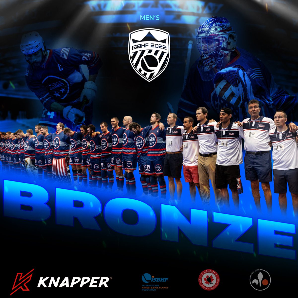 Feels so good!!! Nice to come home with a token to show for all the hard work and dedication 🇺🇸 🥉 🇺🇸

Thank you @knapperballhockey <a href="/isbhf/">ISBHF</a> and Ball Hockey Quebec for putting on an AMAZING show. 

#usa🇺🇸 #usaballhockey #samtheman #bronze #top3intheworld🌎