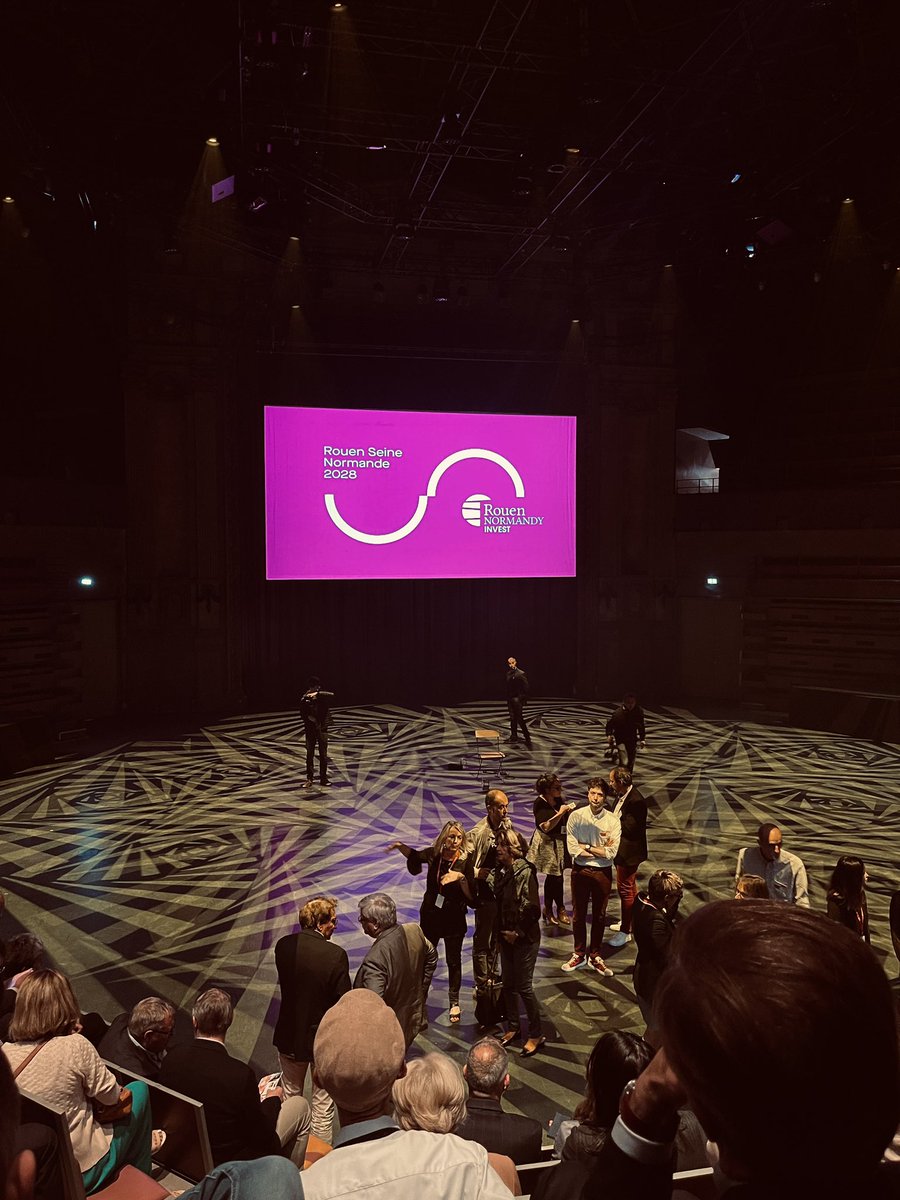 Au Cirque Théâtre d’Elbeuf avec <a href="/RouenNdyInvest/">#ChooseRouen - Rouen Normandy Invest</a> pour la présentation de la candidature de <a href="/Rouen2028/">Rouen Seine Normande 2028</a> !!