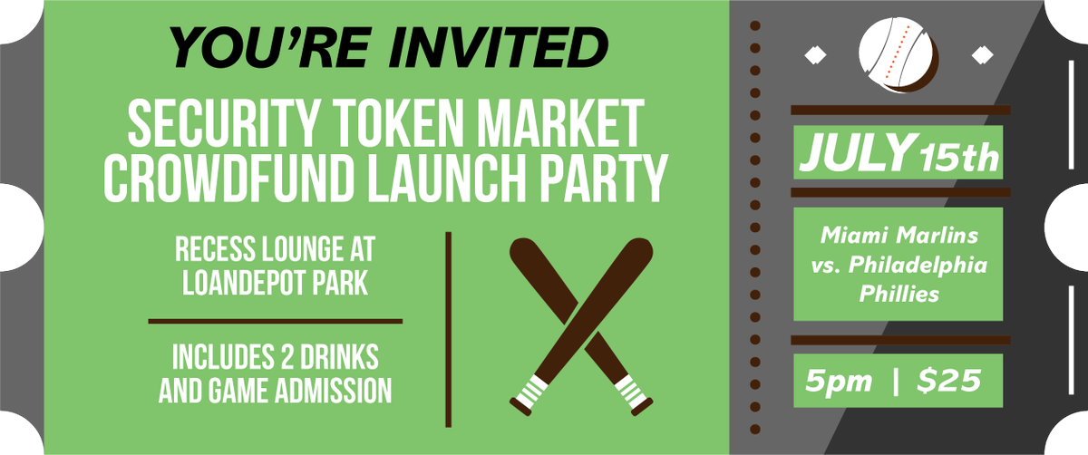 RWAFoundation_'s tweet photo. On July 15th we are celebrating the launch of our Web3-enabled crowdfund at Marlins Park!

🎟includes:

⚾️ Admission to the MLB game!
🍸 Two signature cocktails created by @token_advisor! 
🎸 DJ set by @nicksteffen_ &amp; @miamimike_!
🧢 Merch!

&amp; more!

RSVP: https://t.co/bxV5DBQ2gQ https://t.co/V2bAAiIuvq