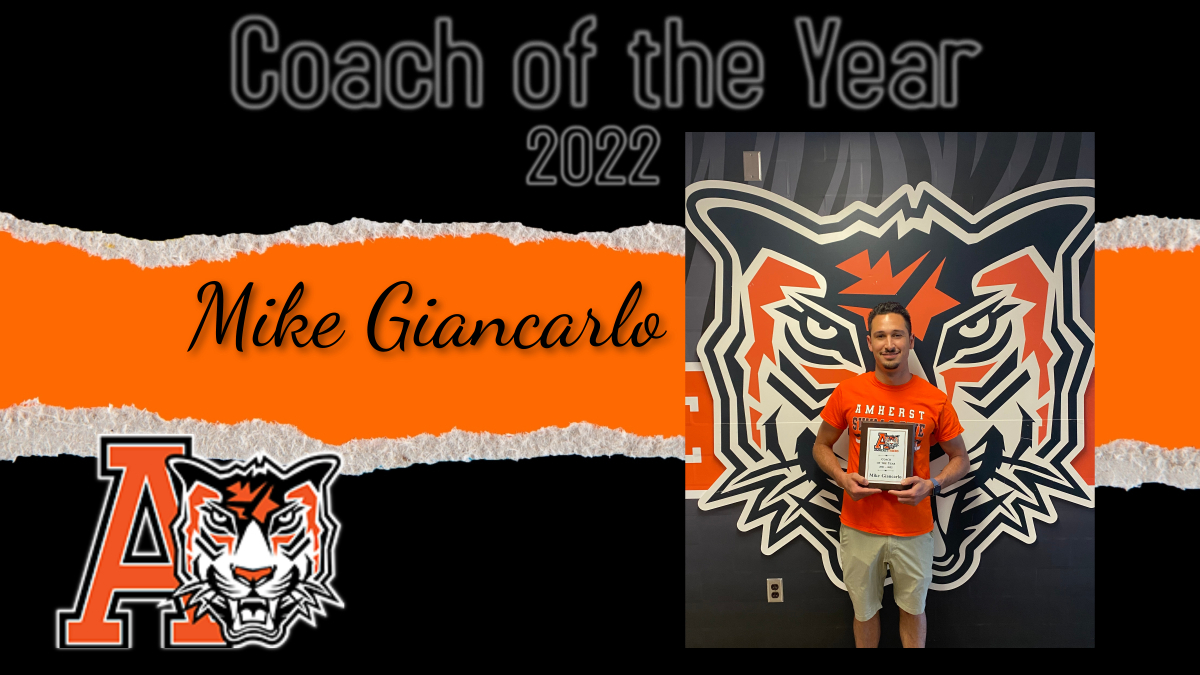 Congratulations to Coach Mike Giancarlo, our 2021-22 Coach of the Year! Coach Giancarlo has established a top swim & dive program in WNY and won the first girls @AmherstSwimming Section VI championship in school history- fall '21.

@AmherstCSD @AmherstCHS