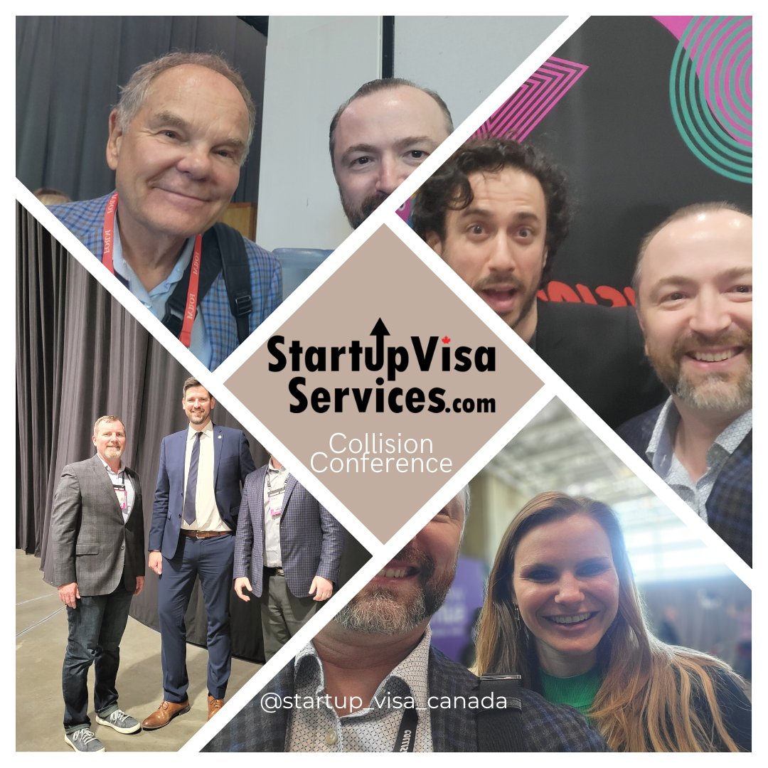 suvservices's tweet photo. StartupVisaServices delegation to #collissionconf was a great event! Thanks to York Region and @YorkAngels for hosting an international Startup competition event where our CEO, @slavaapel, was one of the judges.
Great to meet up with @rzelichenko
@dontapscott @micheleromanow https://t.co/caM8hlOWIf