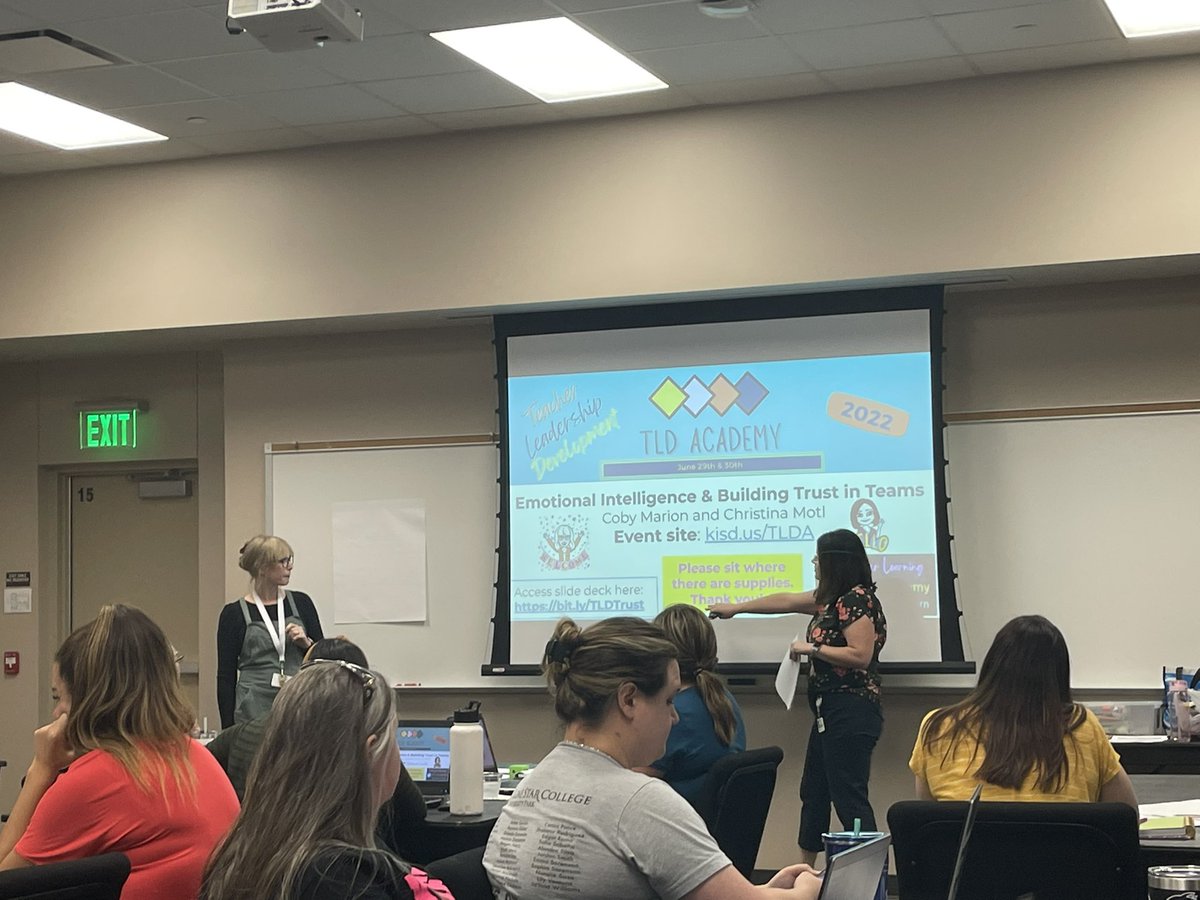 Super excited for this one! Building Trust in Teams &amp; Emotional Intelligence! #TLDAcademy <a href="/KleinProfLearn/">Klein Prof. Learning & Development</a> <a href="/KleinISD/">Klein ISD</a>