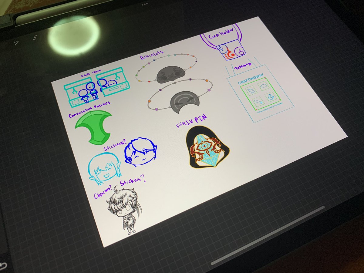Zer0Hit's tweet photo. Before I pass out for my bday, just an update of merch i have ideas but 0 time to work on them 🥲 

Back to work tmr 😭 https://t.co/4MSggu0wA1