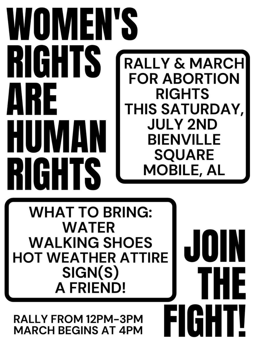 SoleilaDroite's tweet photo. @MobileDSA New protest scheduled! https://t.co/kkxRMJ02bV
