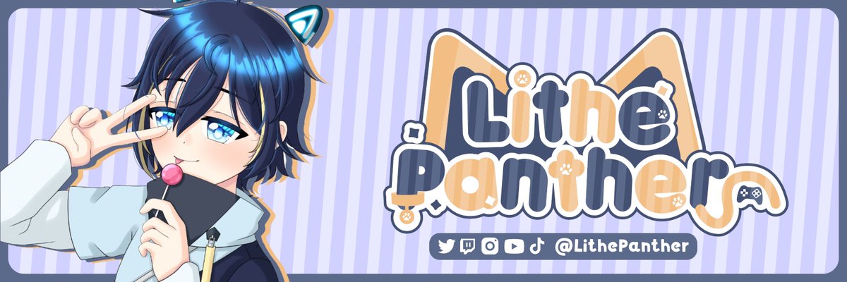 LithePanther's tweet image. I got a new banner commissioned! &amp;lt;3 

🎨Logo + Banner - @urbearboy 
🎨Logo Art - @NymMirico 

Thank you both for your awesome work &amp;lt;3