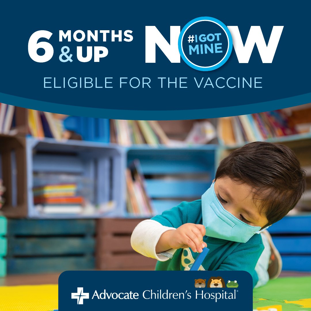 We're now offering the Pfizer vaccine for children ages 6 months to 4 years old. Schedule an appointment in LiveWell, online or by phone. Learn more: bit.ly/3xOrdvv