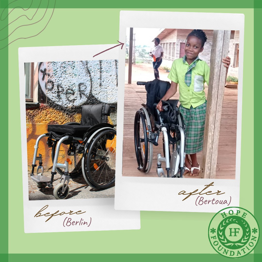 hope_found's tweet photo. Heartfelt to witness the positive #impact we have made on this little girl's life.
Merveille, a student at #RisingInternationalBilingualSchool in #Bertoua, can now move easier to school and live more independently. 
On behalf of her we thank @ampo_international for the donation. https://t.co/AWYj8XIfDh