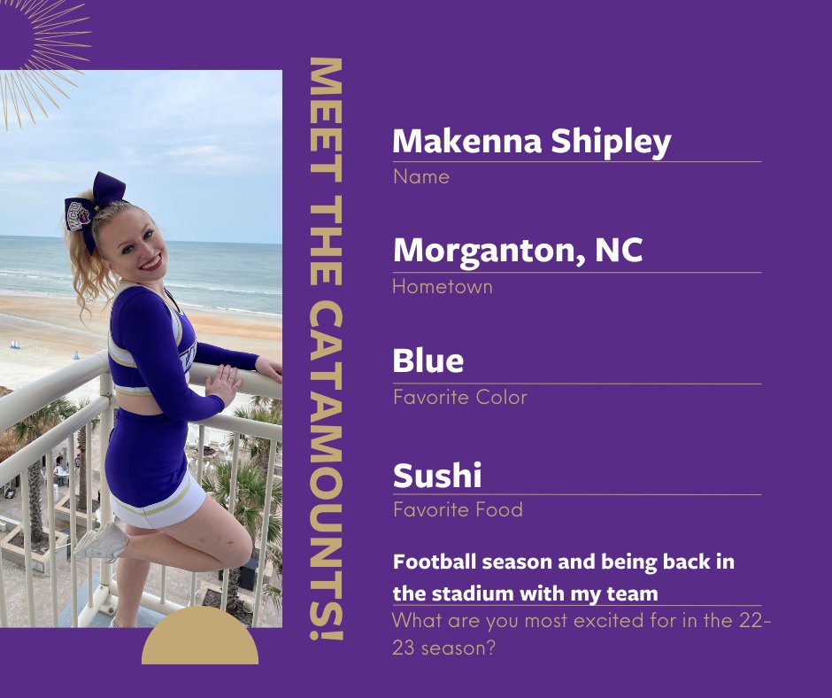 Next on, Meet the Catamounts, Makenna!