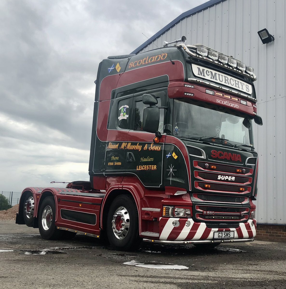 carl_watton's tweet photo. New ride. Moved in ready to take my son to prom tomorrow night. Just needs a coat of polish. #V8 #Scania #Tang https://t.co/De57k2Qjzj