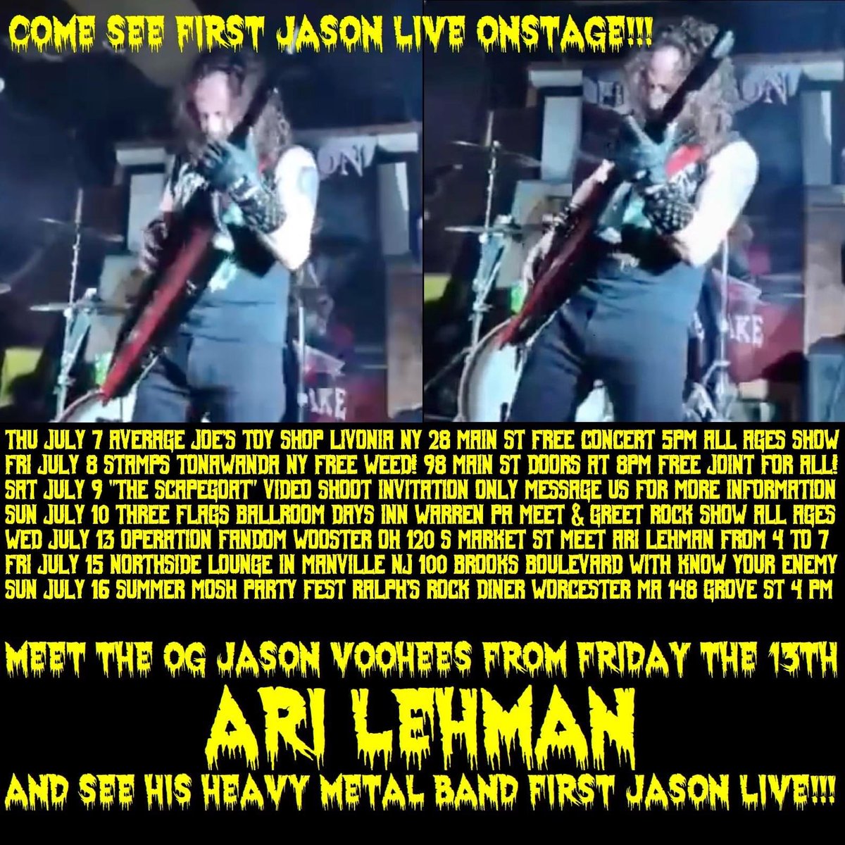 ARI LEHMAN - FIRST JASON tweet media