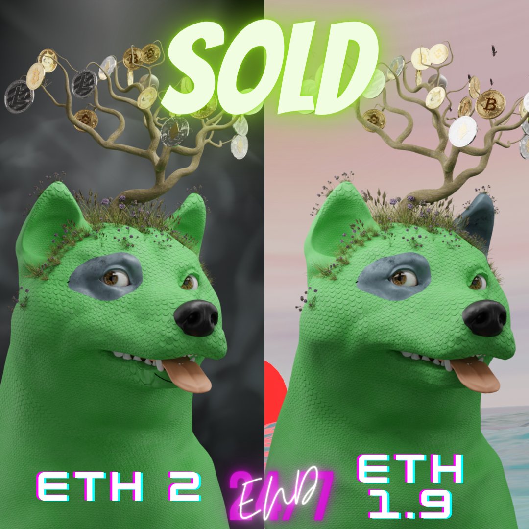 tree_doge's tweet photo. We had been sold our first two NFTs. #008,ETH 1.9#003, ETH 2 . We are very happy to say that our buyers now understand the value of our NFTs.
To buys more NFTs Link : in bio

#nft #nftart #nfts #nftcommunity #3dart #3dmodeling #eth #sell #nfssold #sold #cryptodogetree #OpenSea https://t.co/z2rtns0RmK