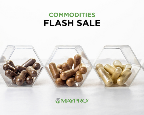 MayproGroup's tweet photo. ICYMI (in case you missed it): We just announced a flash sale on select commodities. Message us for details, contact your Maypro representative, or read the announcement at https://t.co/8jRqIPLwLD https://t.co/mGviLUPFhr