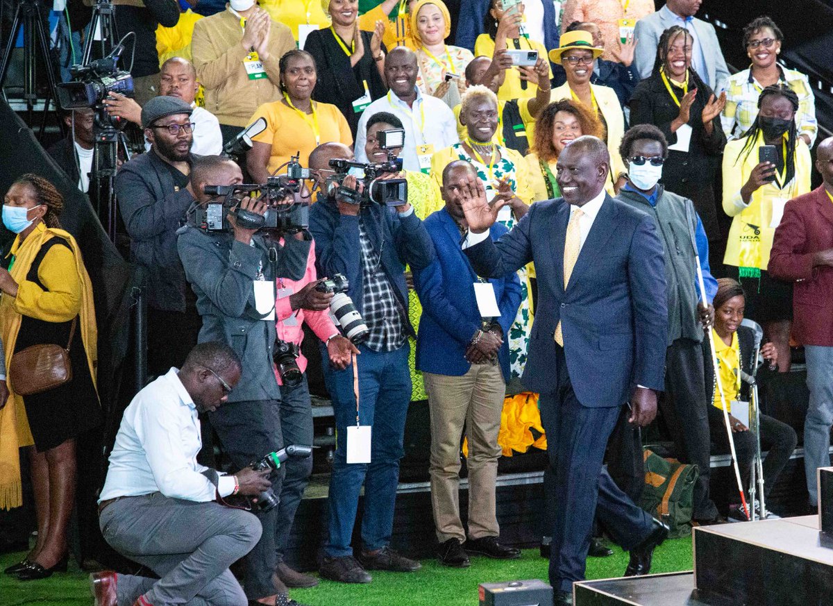 WilliamsRuto's tweet photo. During the launch of the PLAN; Kenya Kwanza Manifesto, Kasarani Stadium, Nairobi County. https://t.co/gI5dU4fPRS