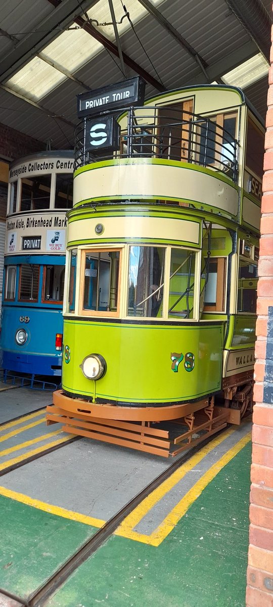 jonesh4711's tweet photo. Our tram is being prepared for Night At The Museum @StJamesChurchNB @wirraltransportmuseum https://t.co/ziR3XQ6HH3