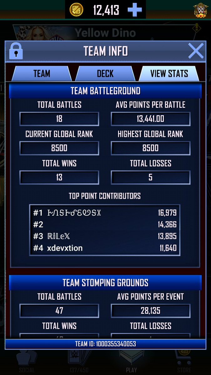 Stephen10564128's tweet photo. We’re looking for 7. 

B2B TSG 
At least have butch/Edge and will be getting Gunther this week
Max TBG 
TRTG min 180 TRD min 5 shards 
Retweets appreciated 
#wwesupercard https://t.co/riWb4r3HKz