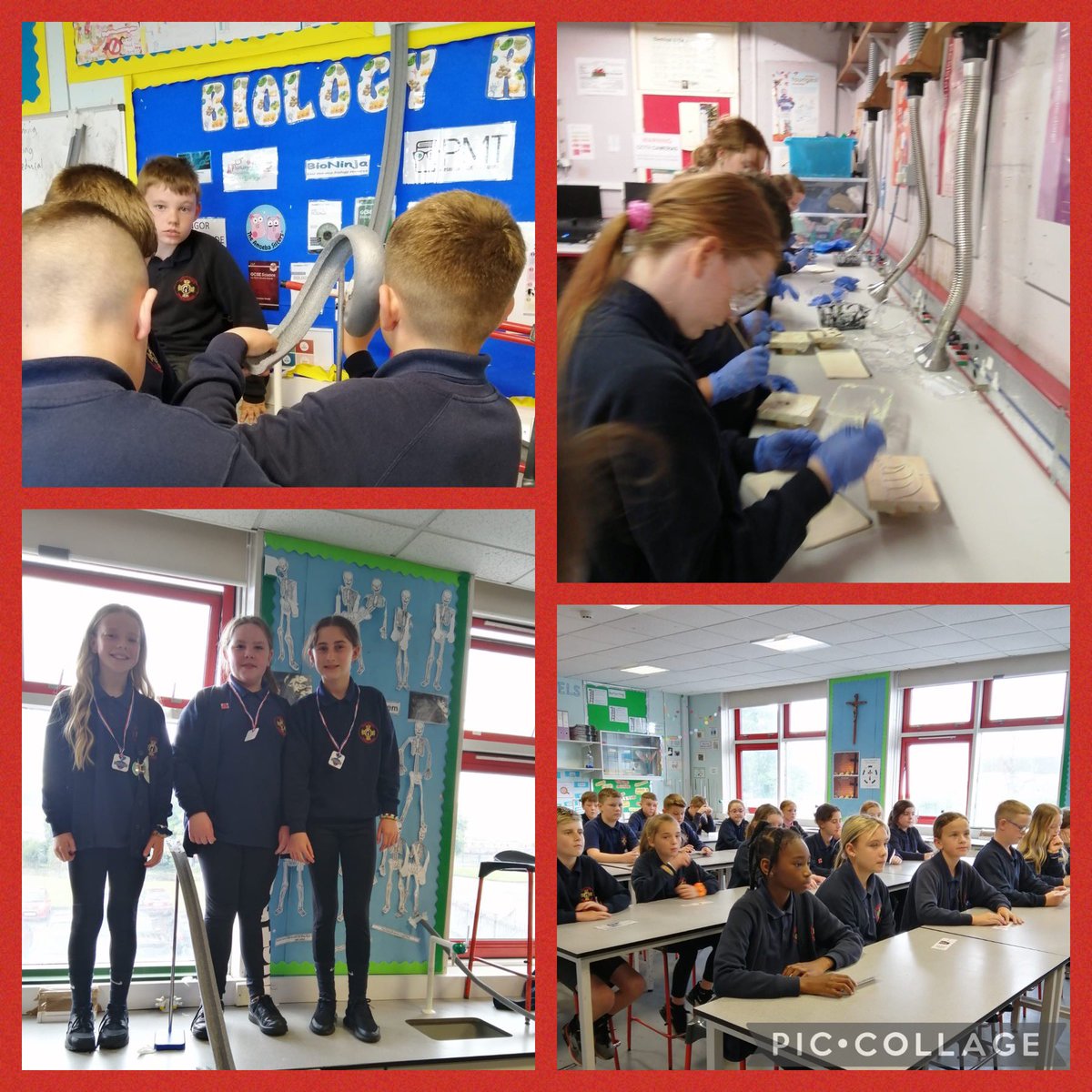 StilltydsrcSA1's tweet photo. Year 4 and 5 had a fantastic day at @Bishop_Vaughan today. We learnt all about Smart materials and worked together to build our own rollercoasters! A massive diolch to all the staff and pupils that helped us! https://t.co/HqrALv1lY4