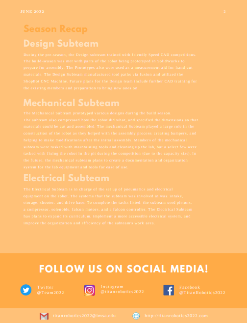 Titan Robotics | FRC 2022 tweet media