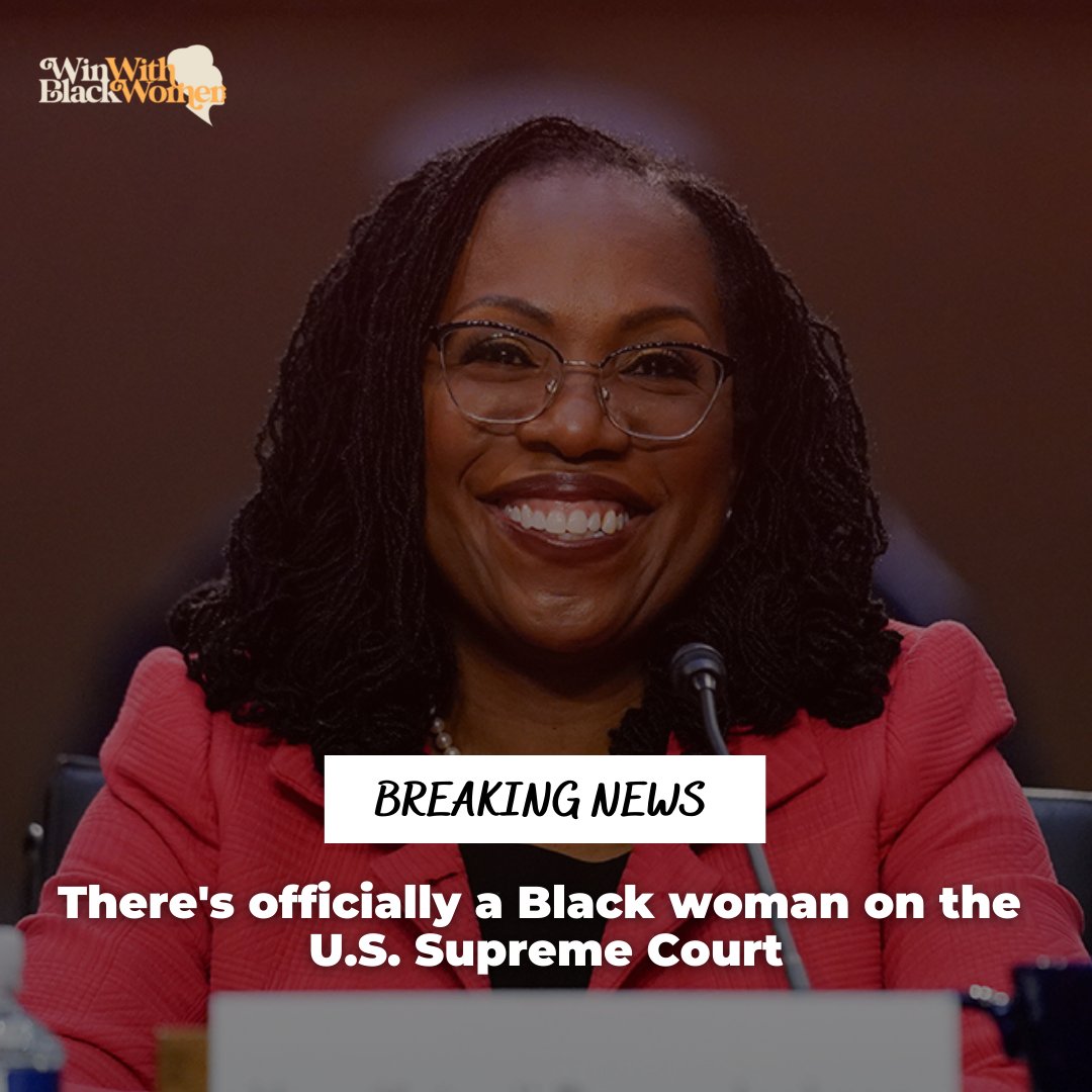 delilah_agho's tweet photo. Happy Justice Ketanji Brown Jackson Day! #WinWithBlackWomen #JudgeToJustice https://t.co/SfzaWRexkz