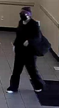 On 05/06/22, this suspect attempted to rob Wells Fargo Bank employees (1701 E Speedway Blvd). The suspect threatened employees she was armed with gun and a bomb. If you recognize this suspect please contact 88-Crime, you can remain anonymous. <a href="/OperationsWest/">TPD Operations West</a>
