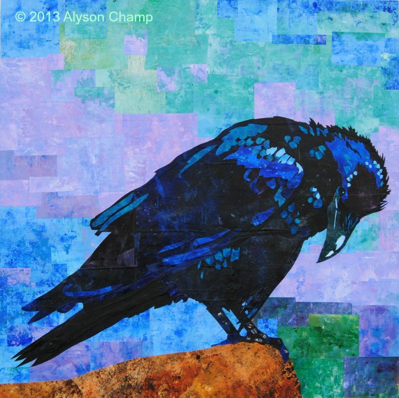 scissorsandglue's tweet photo. @CT_Bergstrom @corvidresearch Paper collage raven. https://t.co/VPIzL5Ix0k