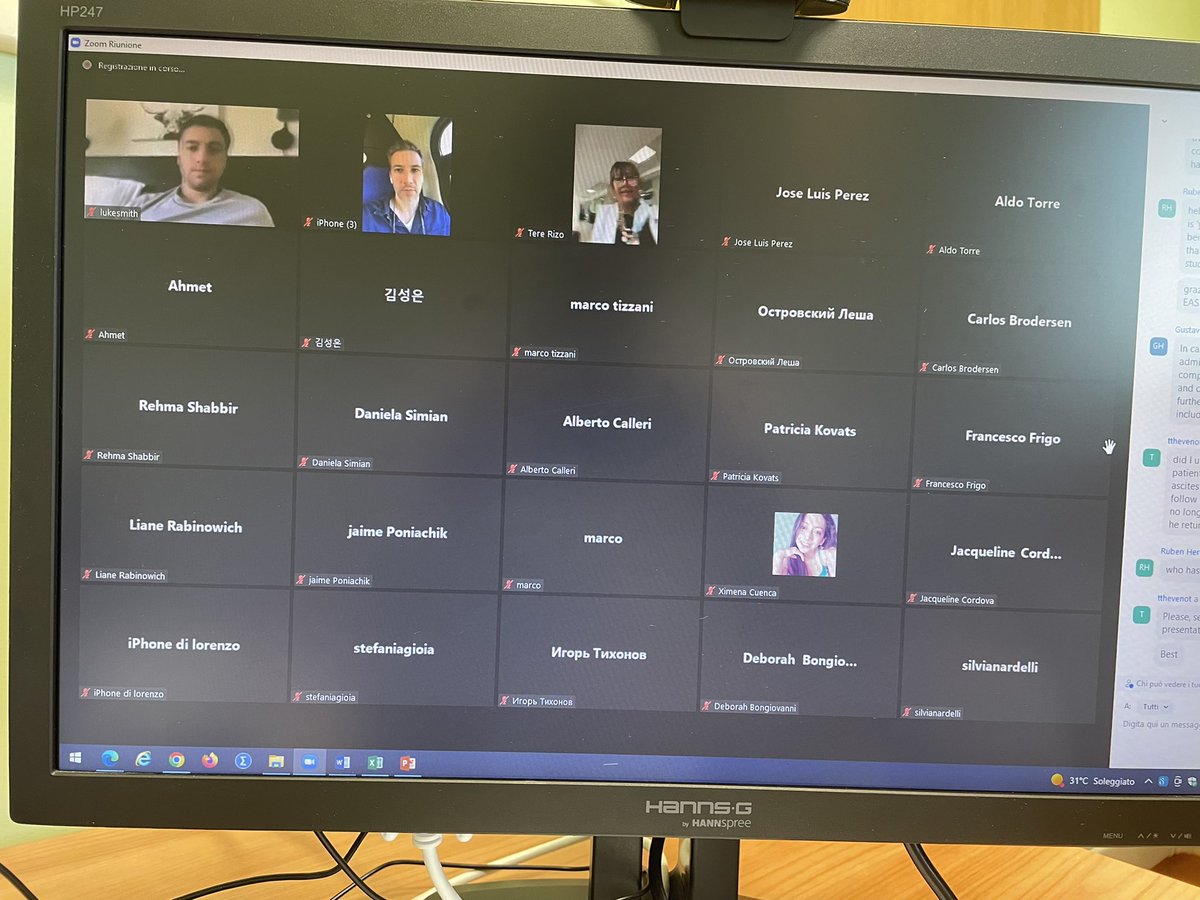 Salvatore Piano (@salvatore_piano) on Twitter photo 💥All set to start the <a href="/ICA_Global_AKI/">Global Aki</a> project
✅we will investigate epidemiology and management of AKI in #cirrhosis worldwide 🌎 🌍
🙏🏻thank you for joining the kickoff meeting 💥All set to start the <a href="/ICA_Global_AKI/">Global Aki</a> project
✅we will investigate epidemiology and management of AKI in #cirrhosis worldwide 🌎 🌍
🙏🏻thank you for joining the kickoff meeting
