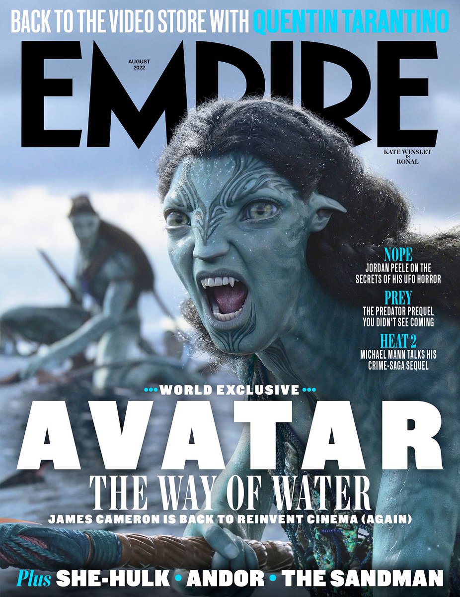 The brand new #AvatarTheWayOfWater cover of @empiremagazine #Avatar