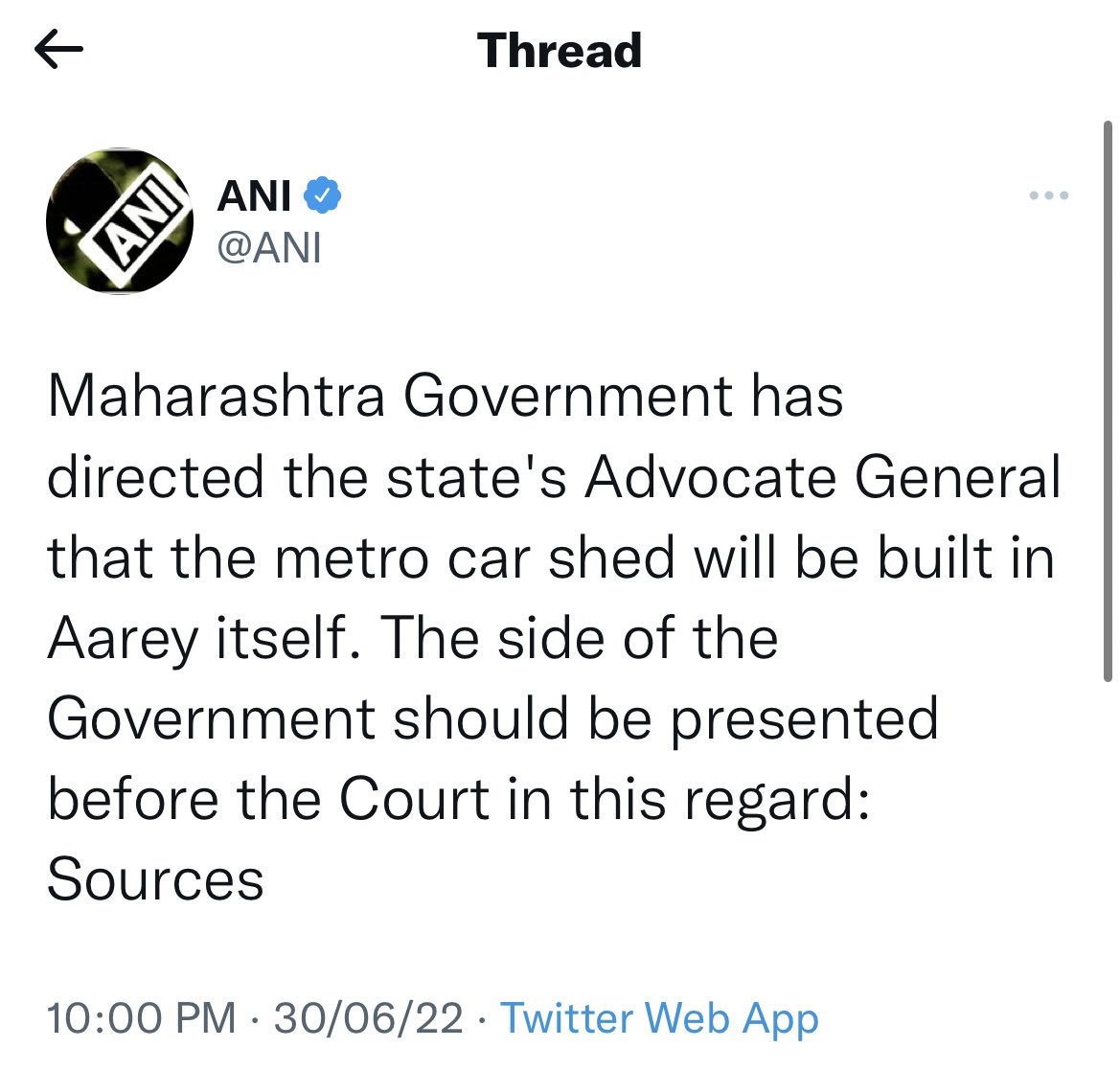 How come #Fadnavis finds the Kanjurmarg plot  suitable for the metro line 6 carshed,but is against the metro line 3 also using the same carshed?

Why does he like #Aarey  land so much?

#IntegratedMetroShedAtkanjurmarg