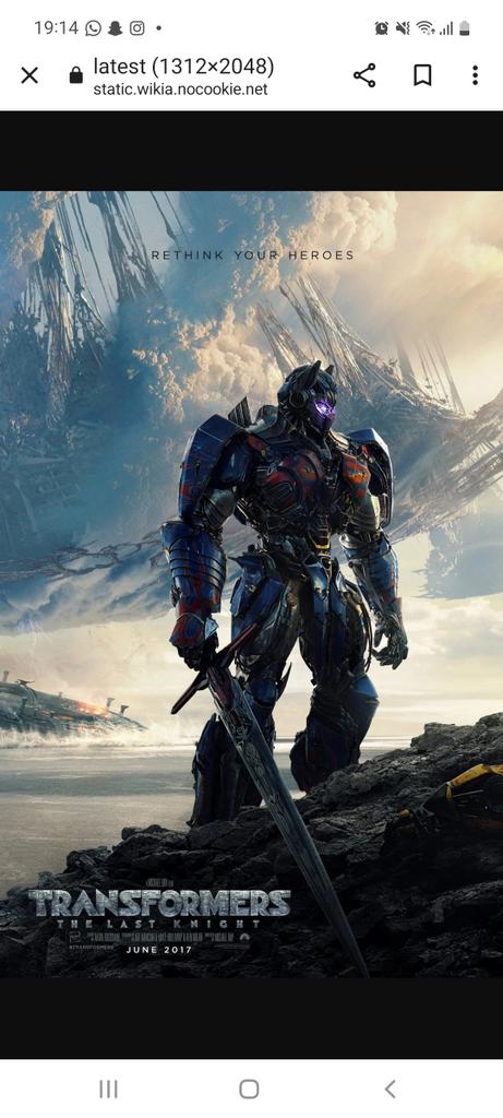 LeSchu_'s tweet photo. Optimus ist verschwunden und die Erde ist auf sich alleine gestellt 😱

Heute ist das große Finale der Bayformerfilme beim #botflix 

Wir schauen Transformers 5 - the last knight 

Es bayginnt heute zum letzten Mal, jedoch eine halbe Stunde später, um 21 Uhr https://t.co/uWJmbuLQSN