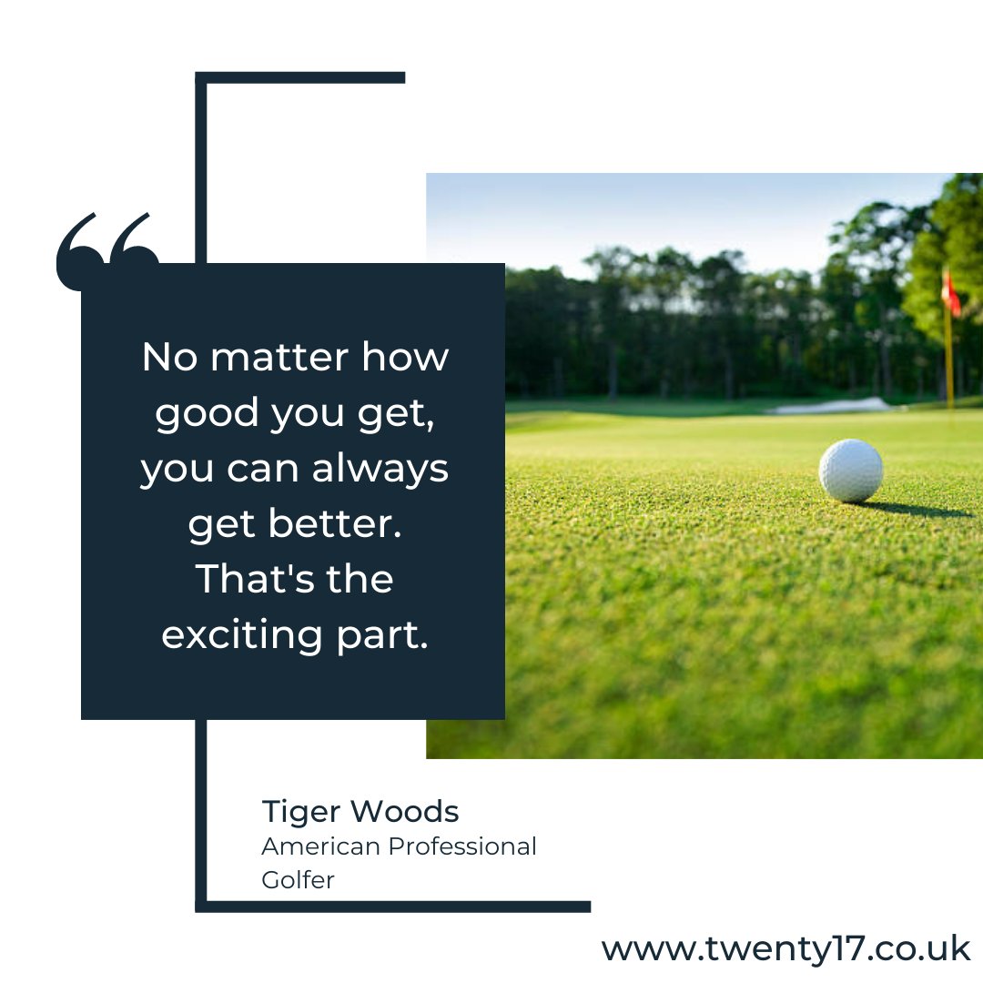 teamtwenty17's tweet photo. We believe that we can always learn and develop. It does not matter how good we are, we can always improve. On the golf course or in the boardroom, the process remains the same 💯
#twenty17 #learning #coaching #goals #lessonsfromsport https://t.co/IXQTzWnIPU