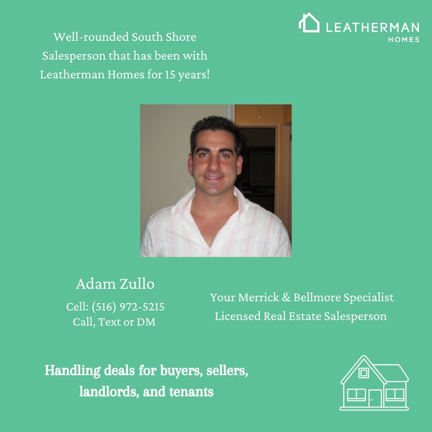kevinleatherman's tweet photo. Meet our team member, Adam Zullo ! He has been with our team for 15 years, mentored by our very own Broker Kevin Leatherman .

#leathermanhomes #featuredagent #nyrealestate #merrickny #bellmoreny #southshoreny #nyrealtor https://t.co/42JsGZJ6JF
