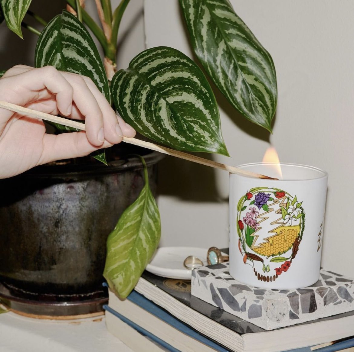 Warnermusic_x's tweet photo. @GratefulDead x @JoyaStudio candles are in 🕯✨ Purchase yours here: https://t.co/7switnwamt https://t.co/YzpZOihxT2