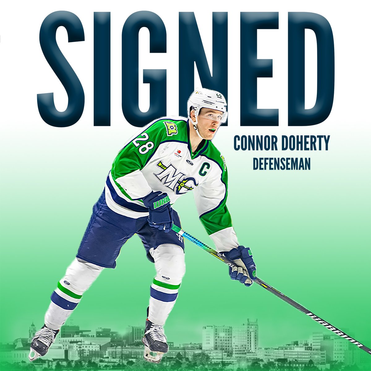 MarinersOfMaine's tweet image. It's time to announce another player signing!!! Returning for the 2022-23 season is the Captain, Connor Doherty! Read more here: marinersofmaine.com/news/connor-do…