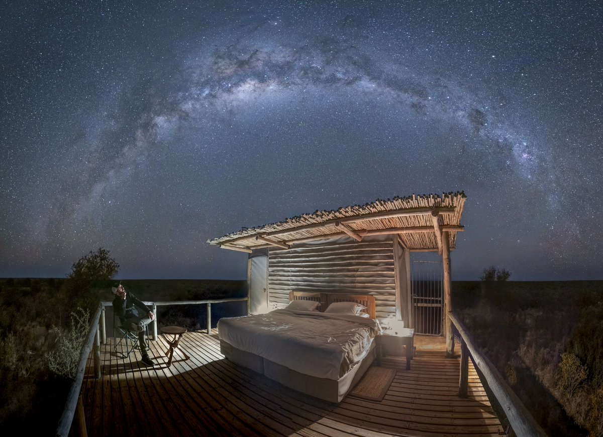 Who wants to sleep here? #nightunderthestars #milkyway #Astrophotography #visitbotswana #botswana