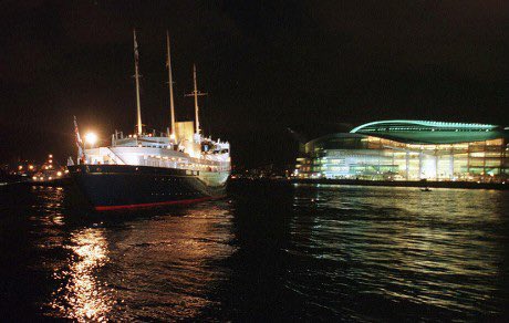 EdLlewellynFCDO's tweet photo. 25 years ago tonight I left Hong Kong on board Britannia, with the last Governor, Chris Patten. The promises made by China that night - to uphold the Joint Declaration - have been broken and Hong Kong’s freedoms crushed. Like many others, I am thinking of Hong Kong tonight https://t.co/0OKLmlvkWD