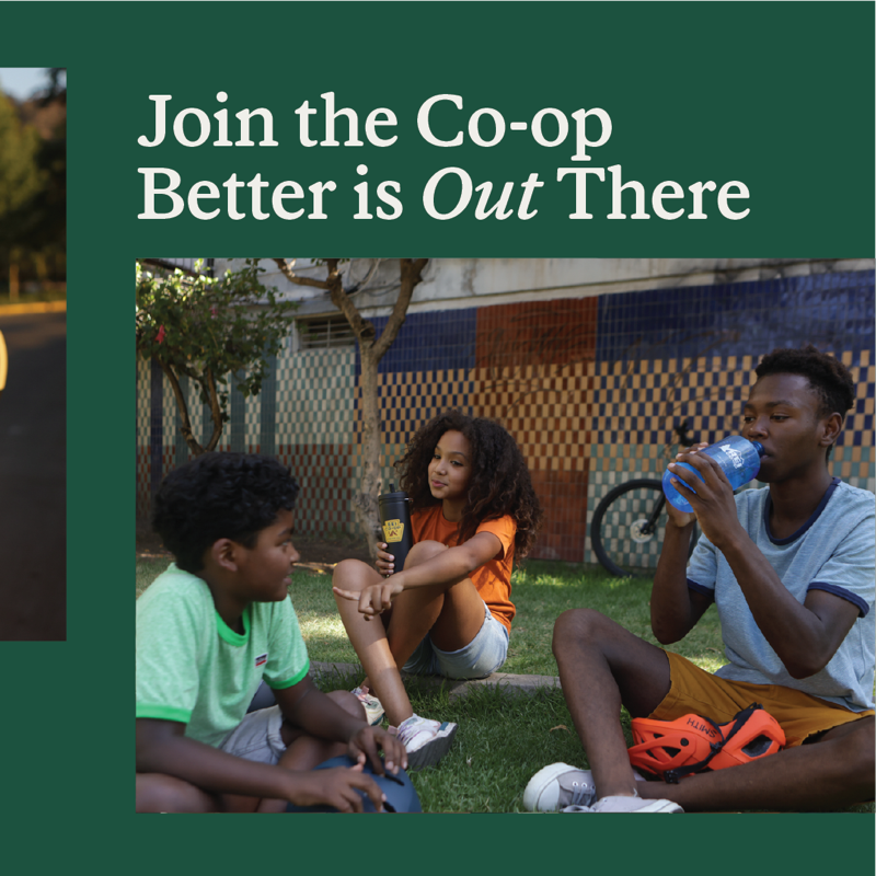 REI's tweet photo. From the backyard to backcountry, we belong out here. Join us. #BetterIsOutThere