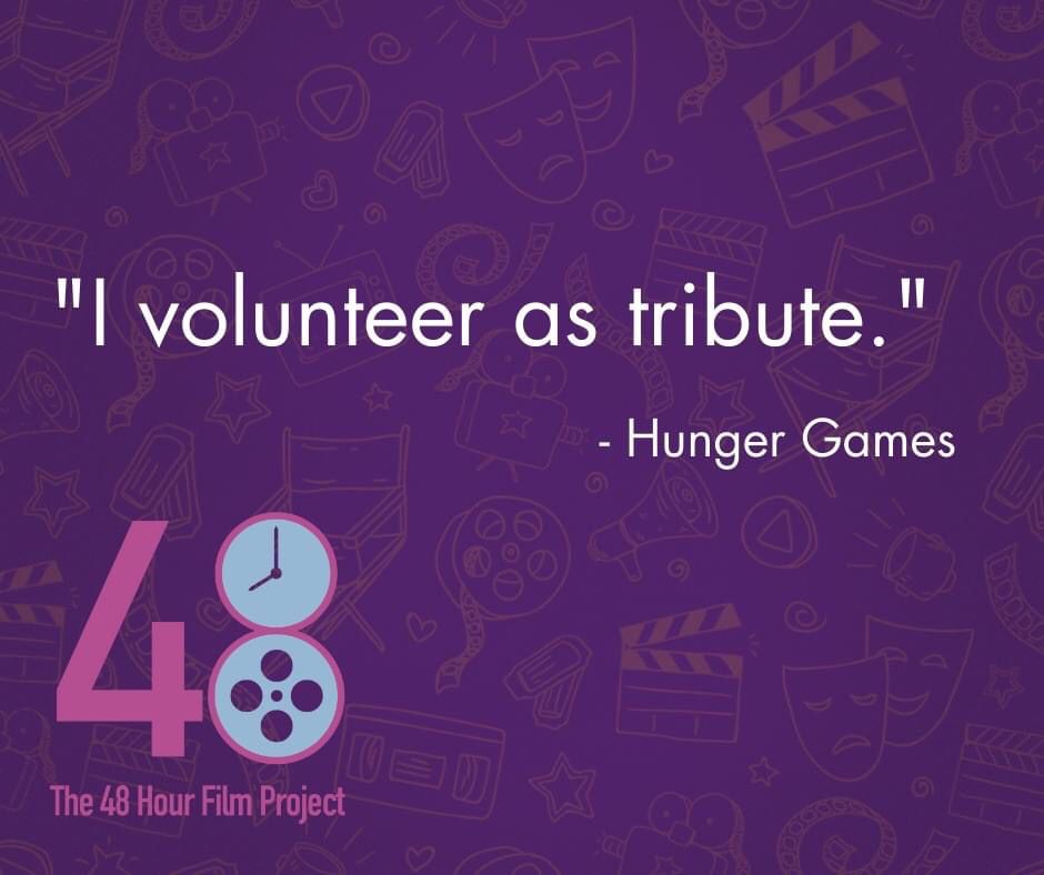 When you need extra's and the crew steps up. #48hourfilmproject #crewshoutout