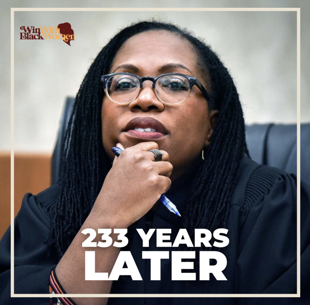 LexisTV's tweet photo. Congratulations, Justice Ketanji Brown Jackson, on being sworn in as an Associate Justice on the U.S. Supreme Court. #WinWithBlackWomen #JudgeToJustice https://t.co/fYEXbJimD3