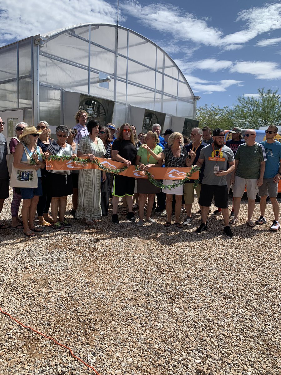 ElleCNews's tweet photo. @switchpointcrc held its ribbon cutting today and has officially begun its RISE Garden subscription in full. It’s the first garden of its kind in Utah. #utah #Garden #news https://t.co/scQcM70QqU