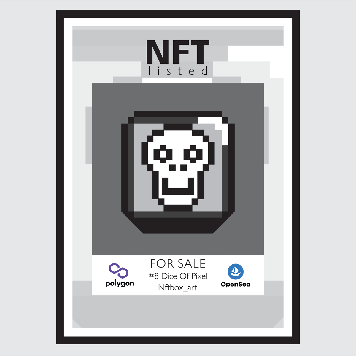 Nftbox_art's tweet photo. #8 For Sale!

https://t.co/BJeaL6kBzB

#nft #nfts #nftart #nftcollector #nftartist #nftcommunity #opensea #nftartwork #digitalart #btc #eth #crypto #grey #bitcoin #nftdrop #metaverse #polygon https://t.co/pxAUlJ7ZOI