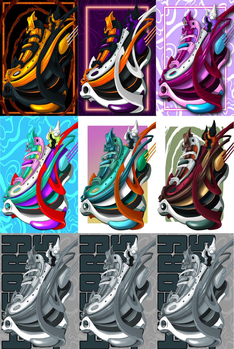art4brains1's tweet photo. 3 spots left on concept #2 
DM me and let`s get you a custom sneaker done. 
0.02ETH no gas 

https://t.co/EKECQMkihd https://t.co/wnoq7fa4sT