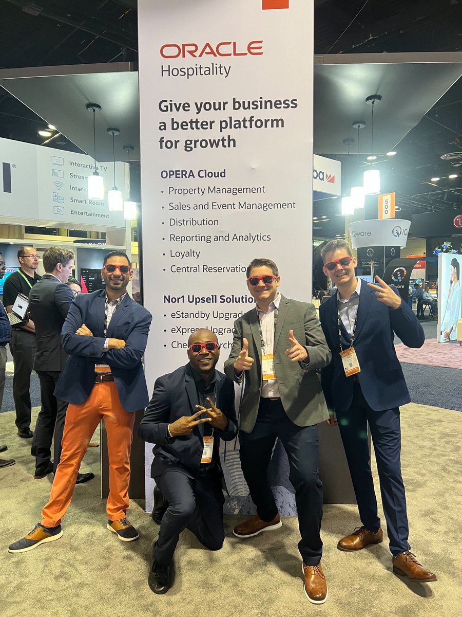 OracleHosp's tweet image. We had a great time at #HITEC2022. 😎 As we wind down, we&apos;d like to thank Hospitality Financial and Technology Professionals (HFTP®) for the great event and everyone who came to see us for the support. 
We look forward to seeing you in 2023!