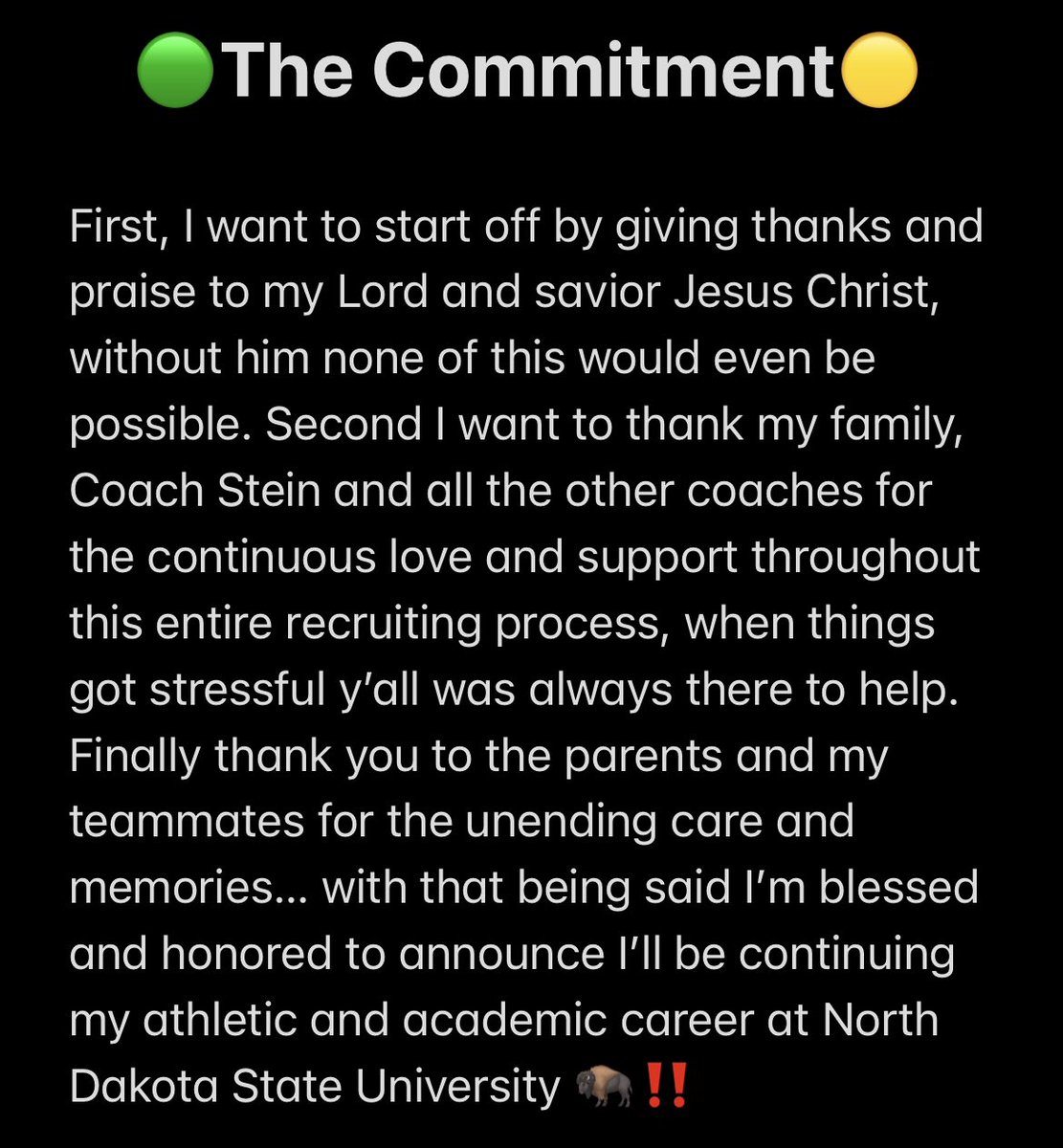 VicIsele's tweet photo. COMMITTED!!! https://t.co/5gOTBZJk8T