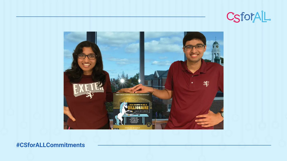 CSforALL's tweet image. 2021 #CSforALLCommitmentMaker @HerComputing made a #CSforALL Commitment to provide nationwide access to online coding workshops to 300 #K12 students by summer 2022. Read about their Commitment progress & how @BillionKidsCode was inspired by their students: csforall.exposure.co/csforallcommit…