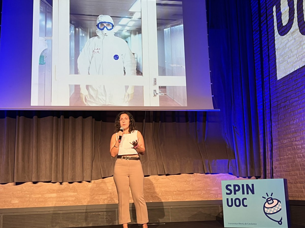 Avui som al #SpinUOC de <a href="/UOCuniversitat/">UOCuniversitat</a> participant com a jurat i escoltant els 8 projectes finalistes!
Molta sort a tots!