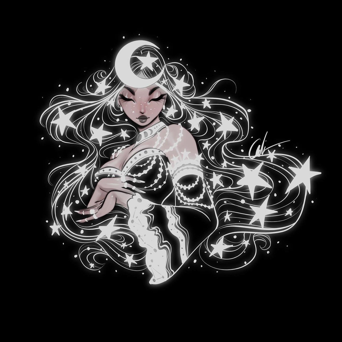 「Nyx 」|Ashleigh Izienickiのイラスト