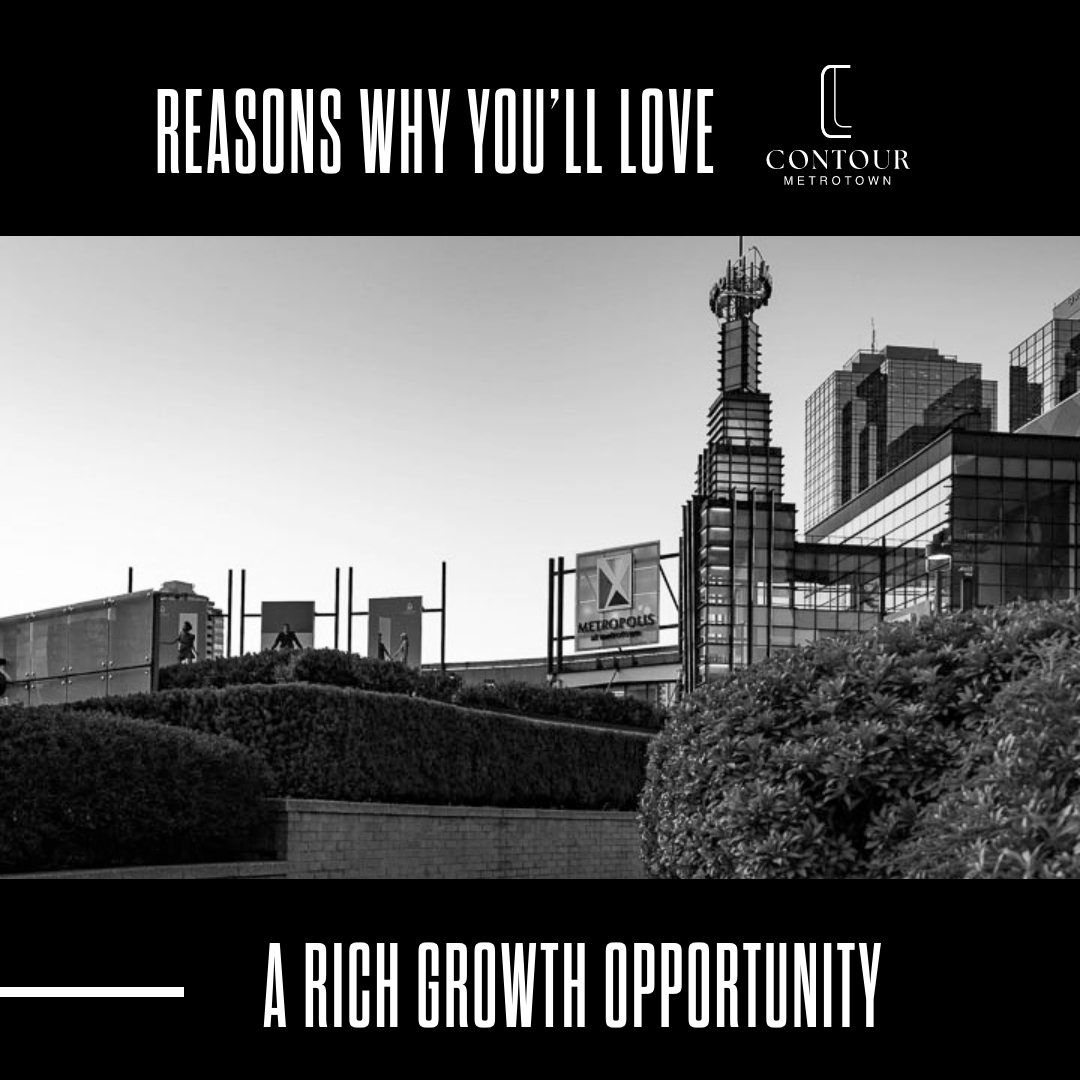8. A Rich Growth Opportunity 

Metrotown is one of the most desirable neighbourhoods in the lower mainland and the City of Burnaby anticipates growth of 125,000 people by 2041. Metrowtown’s expansion has only begun. 

#contour #metrotown #yrrealestate #keymarketing