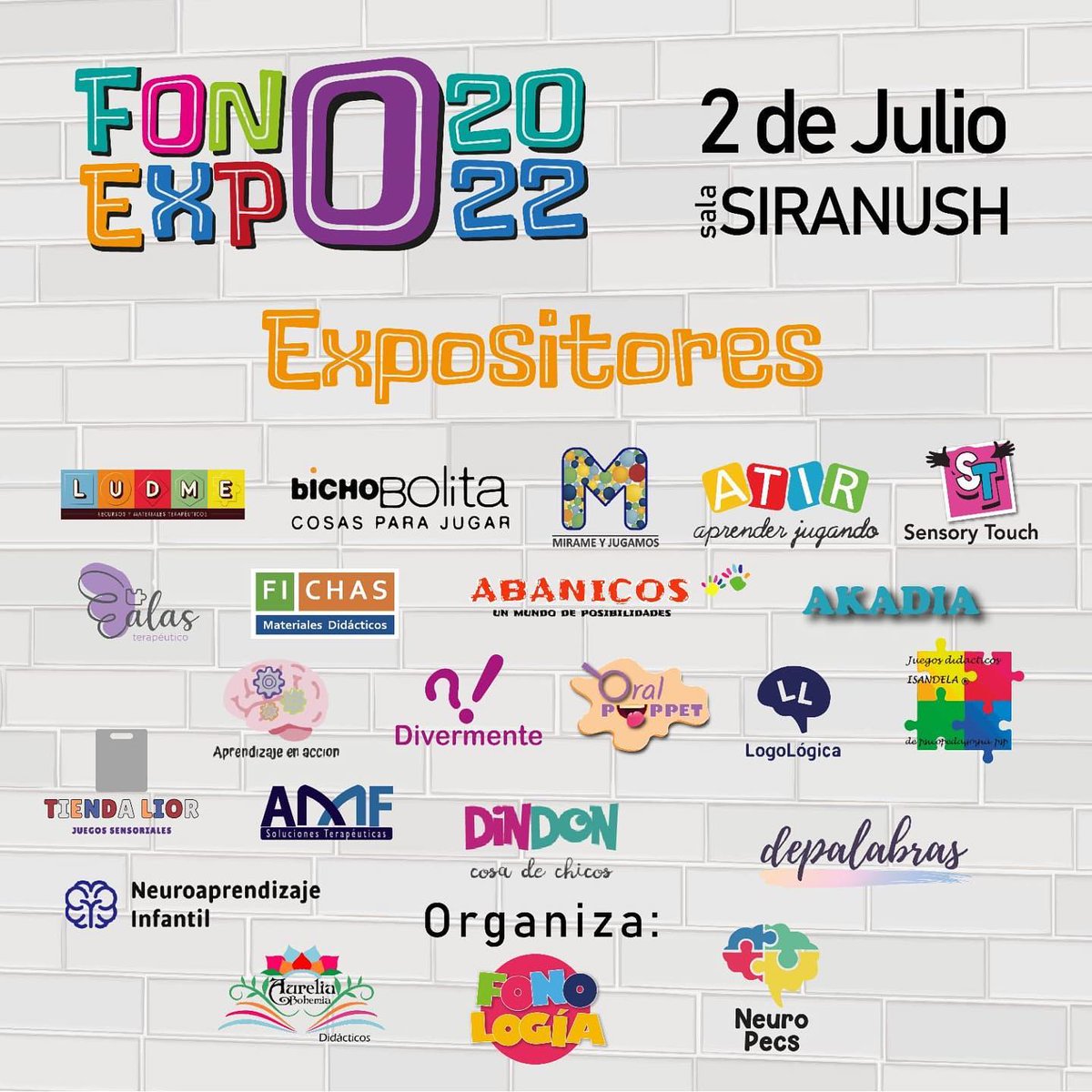 💥FONOEXPO 2022💥
📆Los esperamos a todos el 2 de Julio
✨No se pierdan la oportunidad de conocer a grandes expositores, ampliar nuestros conocimientos en las clases virtuales y por que no pasar a visitarnos por nuestro stand
📝Inscripciones en fonoexpo.com.ar