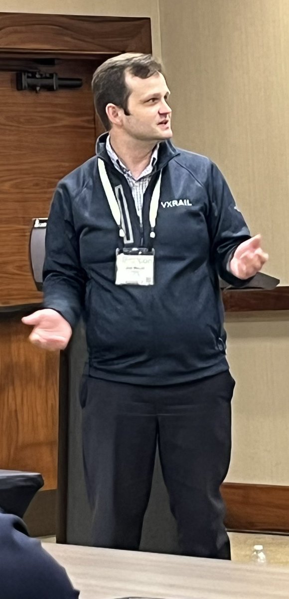 RichardKenyan's tweet image. Getting a short history lesson on the origins of @VxRail by Joe Mauer. Now leading into EDGE deployments. Amazing stuff here. #BostonUserCon