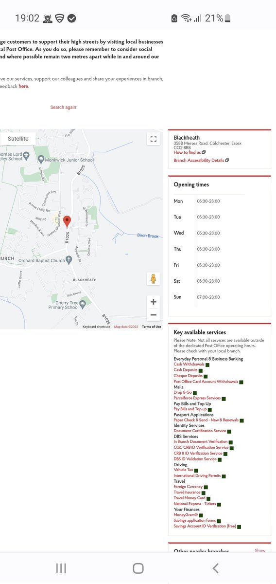 Mickr_r_de's tweet photo. @postoffice no postale services at all after 5pm because no trained staff available to provide any services even if opening hours are till 10pm what a joke. https://t.co/nUCIMDpdgd