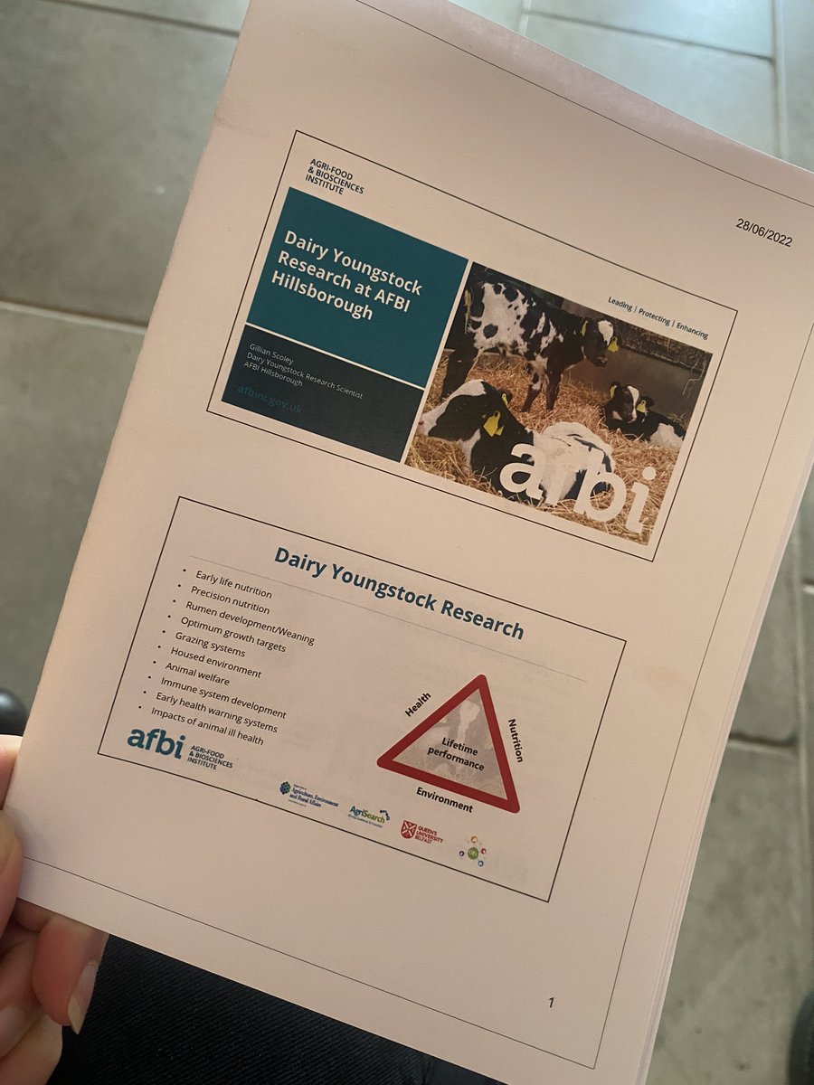 Great day with colleagues and customers from <a href="/TrouwNutr_IRE/">Trouw Nutrition Ireland</a> talking all things calves, topped off with an excellent insight into the research at <a href="/AFBI_Hills/">AFBI Hillsborough</a> #LifeStart